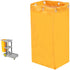 Replacement Janitorial Cart Bag, High Capacity Waterproof Cleaning Bag (Yellow)