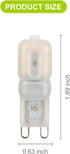 YKEBVPW 4Pcs G9 Bulb Bulbs 3W AC110V-140V G9 3000K 200 Non-Dimmable 360 LED Smart Light for Home Lighting Fixtures Warm