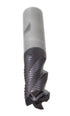 Accusize Industrial Tools M42 8% Cobalt Tialn Roughing End Mill, 1/2'' x 1/2'' x 1-1/4'' Flt Length, 1102-0012