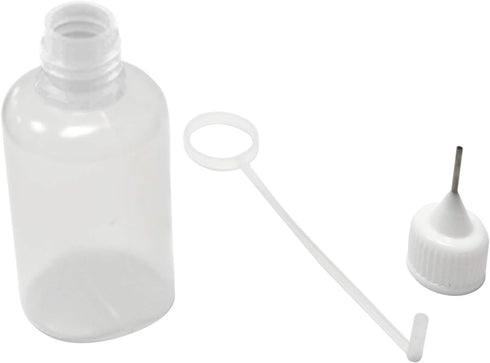 Kang&Chang 20pcs Squeezable Plastic Bottles, 30ml with Steel Needle Dropper and Childproof Cap for Liquid