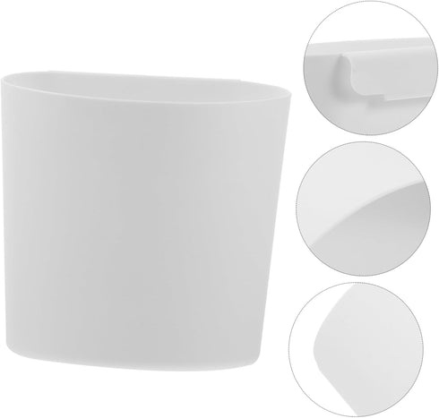 6-Piece Set Rolling Cart Accessory - Space-Saving Cup Holder Organizer