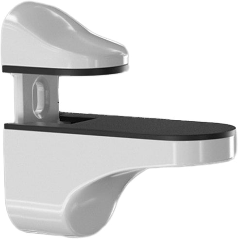 Generic Adjustable Glass Shelf Holder Wall Mount Zinc Alloy Clamp For 3-22mm Thick