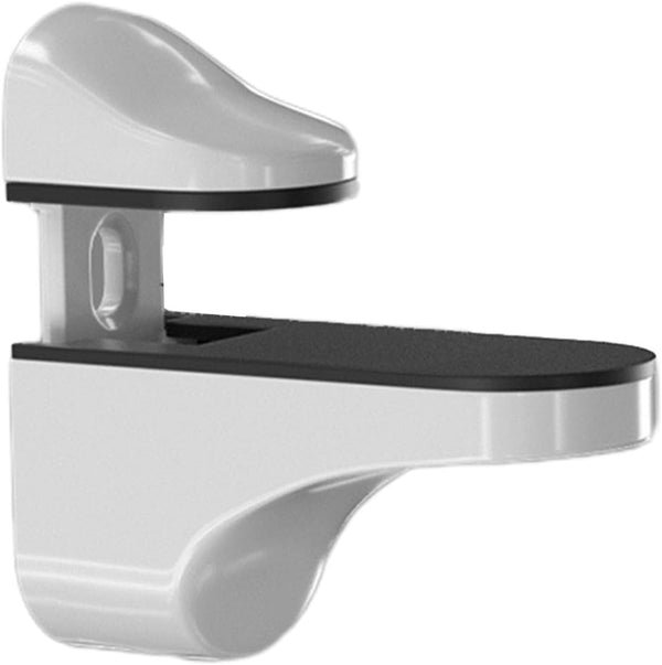 Generic Adjustable Glass Shelf Holder Wall Mount Zinc Alloy Clamp For 3-22mm Thick