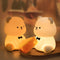 Bear Night Lamp- 30min Auto-Off Kids Toddler Nursery Bedside Nightlight, 3 Brightness
