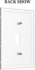Sturin 1 3X5 Axolotl Reading Wall Plate Light Switch Cover Gang Single Toggle Toggle Switch Art Plates