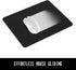 Niniubye 30% 8 10 Inch 5 mm, Mouse Pad, Thicker Black Computer Pad, Anti-Slip Rubber Mouse Mat with Stitched Edges