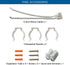 T9 LED Circline Light Bulb, 8 Inch 1600LM, 13W Clear Cover 6000K Replacement for FC8T9/CW, Ballast Bypass Required