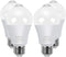 Aukora 4-Pack Motion Sensor Light Bulbs, 12W (100W Equivalent) E26, Dusk to Dawn Security Bulb, Cold White