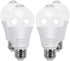 Aukora 4-Pack Motion Sensor Light Bulbs, 12W (100W Equivalent) E26, Dusk to Dawn Security Bulb, Cold White