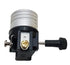 3-Way 12 Inch 12 B&P Lamp Brass Finish Floor Lamp Wiring Kit with a Socket, Harp, and Feet Long Lamp Cord