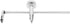 Dry Wall Circle Hole Cutter, Steel Shaft Plasterboard Saw with Adjustable Pivot Point for Easy Operation