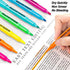 Lelix 30 Pack Highlighters, 10 Bright Colors, Chisel Tip Quick Drying for Back to School, Office, Home Highlighting