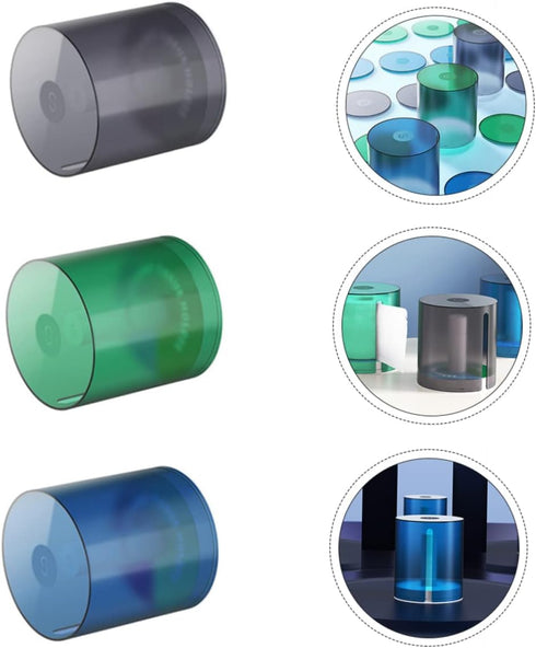 3-Pack Wall-Mounted Toilet Paper Container - Stylish Bathroom Tissue Storage in Random Colors