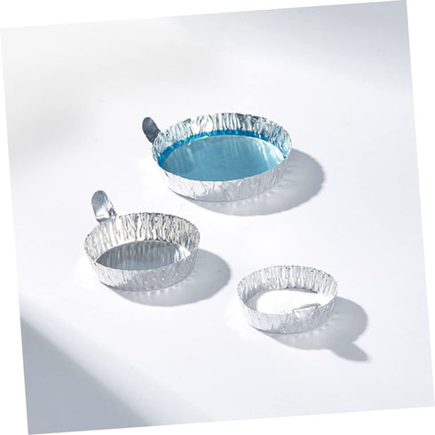 Set of 50pcs Aluminium Weigh Boats, Disposable Balance Scales for Laboratory Supplies, Sample Plate