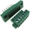 HQ 6-Pin 5.08mm Screw Terminal Block Plug - Shrouded Flange Panel Mount