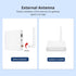 ZigBee Hub Intelligent Linkage Wired Gateway, Works with Tuya Smart Devices, Alexa Voice Control