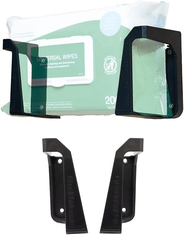 StealthMounts Wipe Holder 1 Pack Wall Mount Wipe Dispensers & Storage Racks
