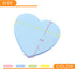 Heart Shape Sticky Notes, 4 Color Pastel Sticky Pad, 75 Sheets/Pad Self-Sticky Note Pads