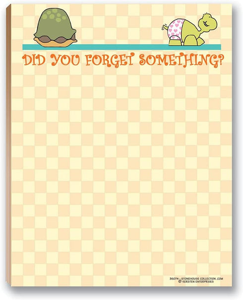 Cute Humorous Notepads, 4 Assorted Funny Note Pads