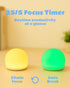 WattBubble 13 30 Night Light for Kids, Soft Egg Light with Colors Changing Mode, Interactive Tap Light Stress Relief