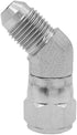 (2-PACK) 6502-05-05 Hydraulic Hose Adapter Fitting 5/16" Male JIC 37° Flare × 5/16" Female JIC 45° Elbow Connector