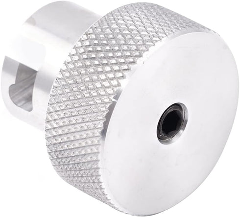 6061 Aluminum Knob for Bottle Jack Valve Release Screw On for Harbor Freight Hydraulic Press (3/8")