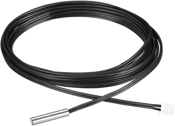 uxcell 15K NTC Thermistor Probe, 78.7 Inch Stainless Steel Temperature Sensor for Air Conditioner