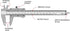 Spurtar Vernier Caliper, 6" Stainless Steel Measuring Tool, 0-6Inch/0-150mm Manual Micrometer