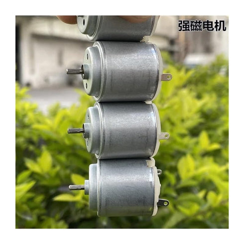 PFFJQQUJ 3V 3.7V 5V 6V 14500RPM 24mm R260 DC High Speed Small Round Electronic Starter Carbon Brush RC Car Boat Toy