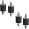 4pcs 20 x 15mm Rubber Mounts Vibration Isolator Mounts with M6 x 19mm Studs Shock Absorber