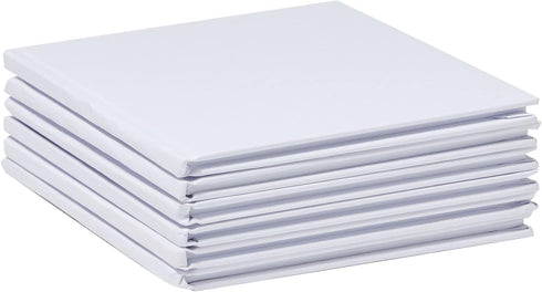 Paper Junkie 6 Pack Blank Hardcover Books, 5 x 5-inch, 36 Sheets Each for Kids' Stories, Scrapbook & Journal