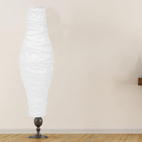 OSALADI Nordic Style Paper Floor Lamp Shade Light Fixture Cover Wide Paper Lamp Shade