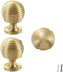 SANCHAKOU Drawer Knobs 2Pcs Brass Wardrobe Handle Chrome Bedside Table Drawer Cabinet Door