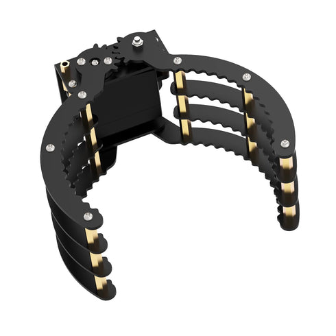 Robotic Claw Full Metal Wave Edge Clamp Robot Hand Gripper Grabber, 1LB