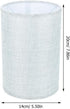 2pcs Zerodeko Modern Linen Drum Lamp Shade Cover for Base Floor Lamps Elegant Natural Design Easy to Clean Handmade