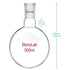 StonyLab 500 ml Short Neck Round Bottom Flask, Borosilicate Glass, 24/40 Joint