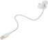 1pc Uonlytech USB Led Night Lamp Flexible Reading Desk Light for Bedroom Dorm Design Side Push Button for Office Study
