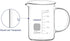 Glass Beaker, G3.3 Borosilicate Laboratory Grade Glass Graduated Beaker Transparent Measuring Beaker Cup Low Form Griffin Beaker with Handle and Spout, 250 ml