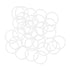 uxcell Silicone O-Rings, 21mm OD 18mm ID 1.5mm Width VMQ Seal Gasket for Pipe Repair, White, Pack of 30
