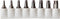 VEGA TORX Security Bit Set, Professional Grade 1" TORX Security Bit Set (T08, T10, T15, T20, T25, T27, T30, T40)