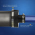 6I56 Flexible PVC Reducing Coupling with Stainless Steel Clamps, 4.5" x 1.9" for 4" x 1-1/2" Nominal Pipe