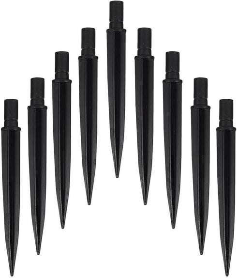 YARDWE Solar Light Stakes, 25 Pcs Plastic Ground Spikes, Flood Light Ground Stake Replacement for Yard Outdoor