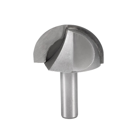 uxcell Router Bit 1/2" Shank, 2" Cutting Dia. Core Box, 2 Flutes Carbide for Woodworking