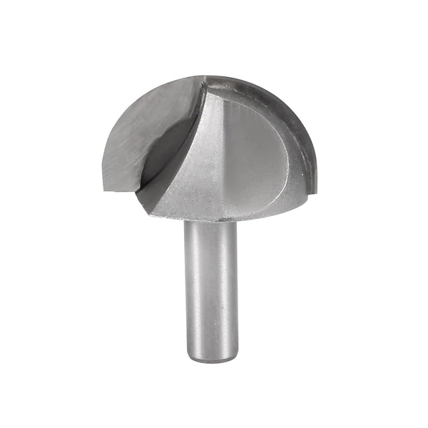 uxcell Router Bit 1/2" Shank, 2" Cutting Dia. Core Box, 2 Flutes Carbide for Woodworking
