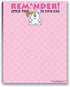 Cute Humorous Notepads, 4 Assorted Funny Note Pads