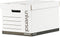 Universal 85700 Extra-Strength Storage Box w/Lid, Letter/Legal, 12 x 15 x 10, White, 12/Carton