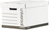 Universal 85700 Extra-Strength Storage Box w/Lid, Letter/Legal, 12 x 15 x 10, White, 12/Carton