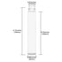 50ml Clear Glass Test Tubes with Screw Caps and Plastic Stoppers, 24PCS Leak-Proof Vials