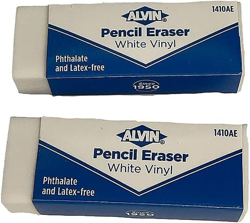 Vinyl Erasers for Kids, Large Jumbo Eraser for School - Pack of 2