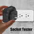 HT107B 90-250V Socket Tester, 3-Pin Outlet Tester for Voltage Leakage Test Electric Circuit Detector